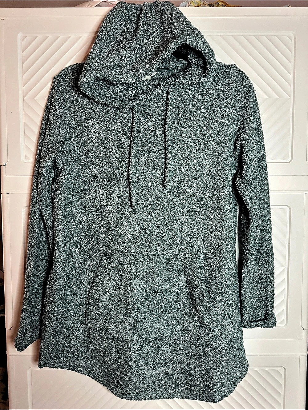 Duluth Trading Co. Hooded Pullover in Greenish teal size Small